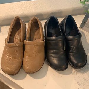 B.o.c clogs nursing shoes.. both barely worn! 9M